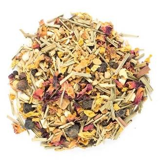 Ingwer mit Pep -Kräutertee, aromatisiert