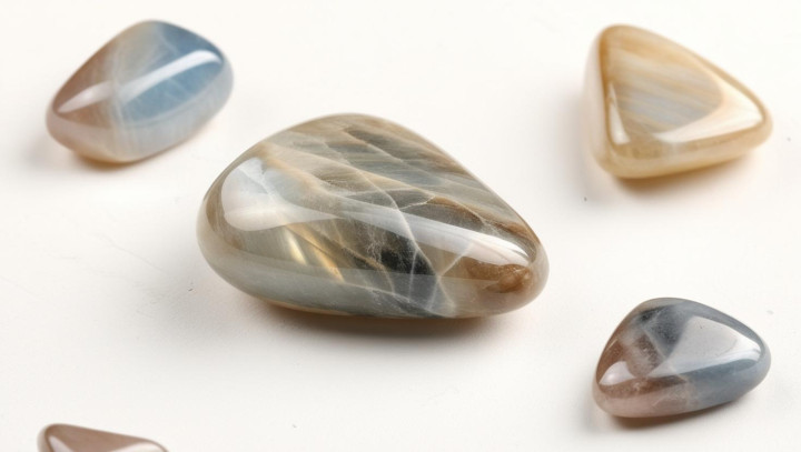 Mondstein Trommelstein - Weiblichkeit, Kreativität, Träume