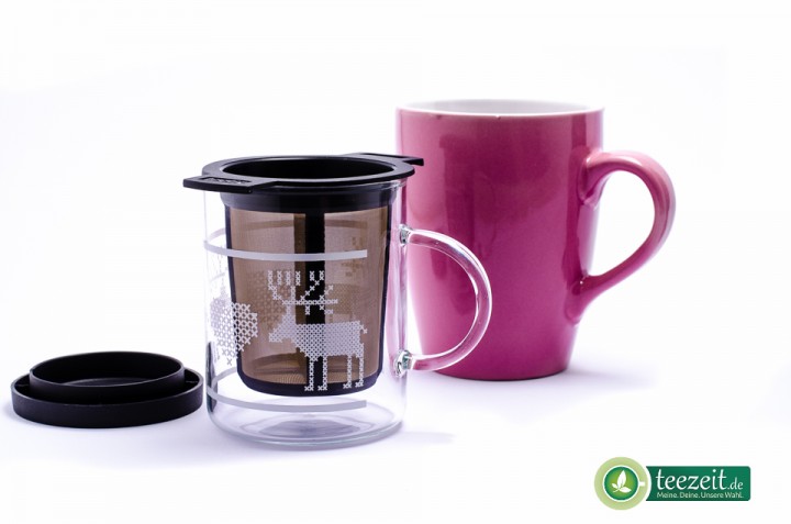 Dauerfilter mit Deckel teeli® best Größe M