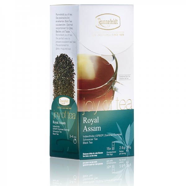 Royal Assam - Joy of Tea, Teebeutel, Schwarzer Tee, naturbelassen