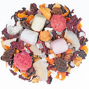 Milchcreme Himbeer - Früchtetee mit Blüten, aromatisiert