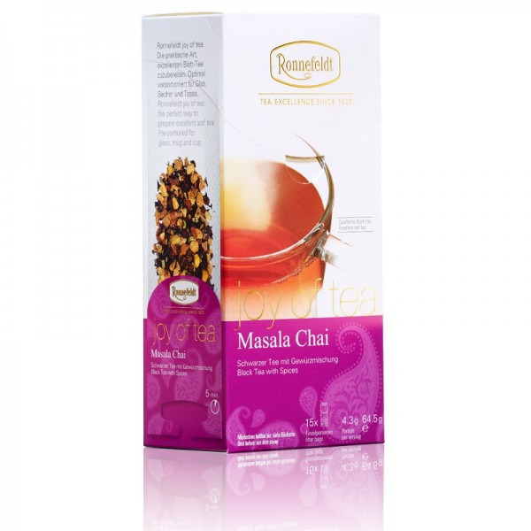 Masala Chai - Joy of Tea, Teebeutel, Schwarzer Tee, naturbelassen