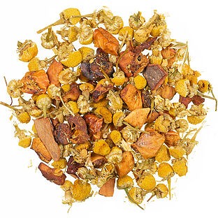 Zimtapfel mit Kamille - Kräutertee, aromatisiert
