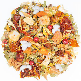 Heißer Mexicaner natürlich - Kräutertee mit Fruchtstücken, Gewürzen und Blüten, aromatisiert