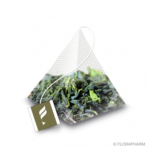 Bio "Nebeltee" chinesischer Grüntee- Pyramidenbeutel, Grüner Tee, naturbelassen