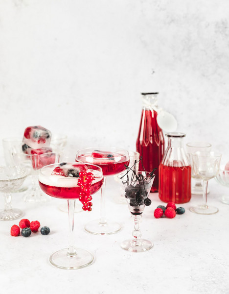 Cold Brew Kirsch Cassis- Früchtetee, aromatisiert