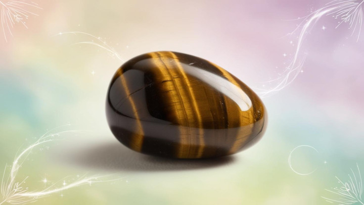 Tigerauge Trommelstein - Kreativität, Positive Energie, Leichtigkeit