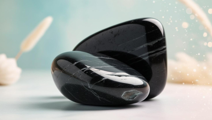 Obsidian Trommelstein - Blockaden lösen, Reinigung, Schutz