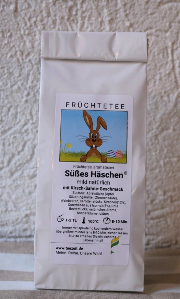 Süßes Häschen mild natürlich - Früchtetee, aromatisiert (natürliches Aroma)