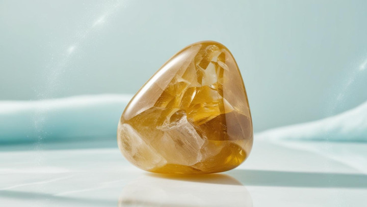 Golden Healer Trommelstein - Fokus, Wachstum, Glück