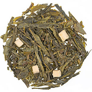 Karamell mit Stücken - Grüner Tee, aromatisiert