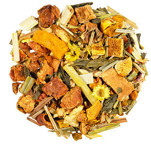 Ingwer Shot natürlich - Kräutertee, mit Grüntee(15%), aromatisiert