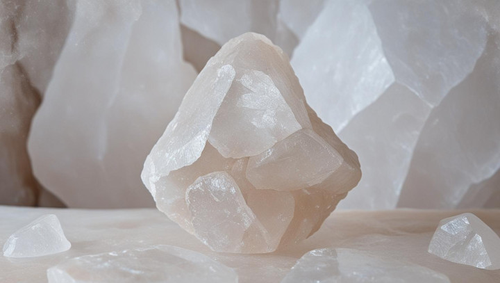 Bergkristall Rohstein - Heilung, Klarheit, Schutz