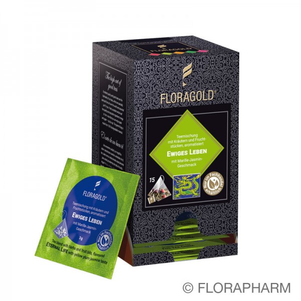 Ewiges Leben - Pyramidenbeutel, Grüner Tee, aromatisiert