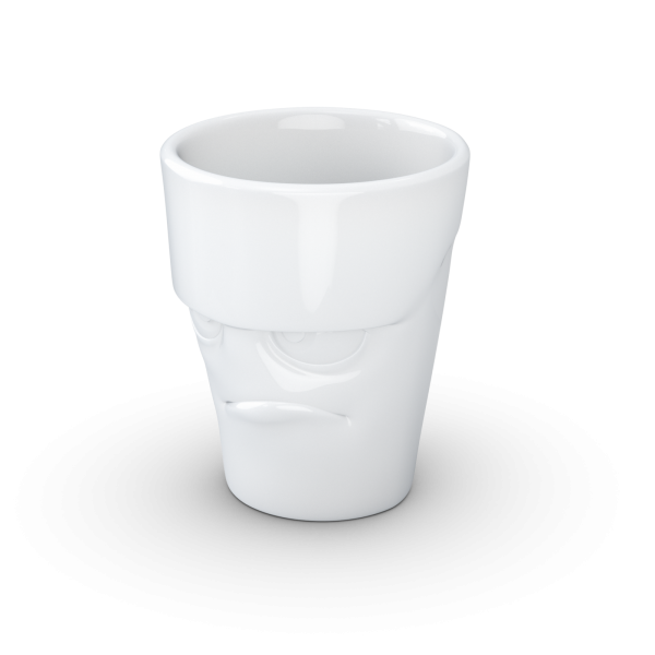 HENKELBECHER "Grummelig" 350 ML (WEISS)