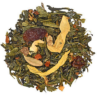 Bio Gewürzbirne - Grüntee mit Fruchtstücken und Gewürzen, aromatisiert