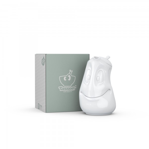 Teekanne "Gut drauf" 1200 ml (weiss)