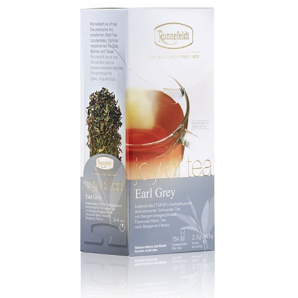 Earl Grey - Joy of Tea, Teebeutel, Schwarzer Tee, aromatisiert