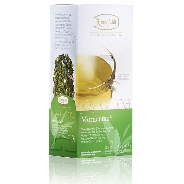 Morgentau - Joy of Tea, Teebeutel, Grüner Tee, aromatisiert