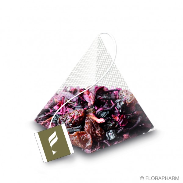 Glücksbringer - Pyramidenbeutel, Früchtetee, aromatisiert