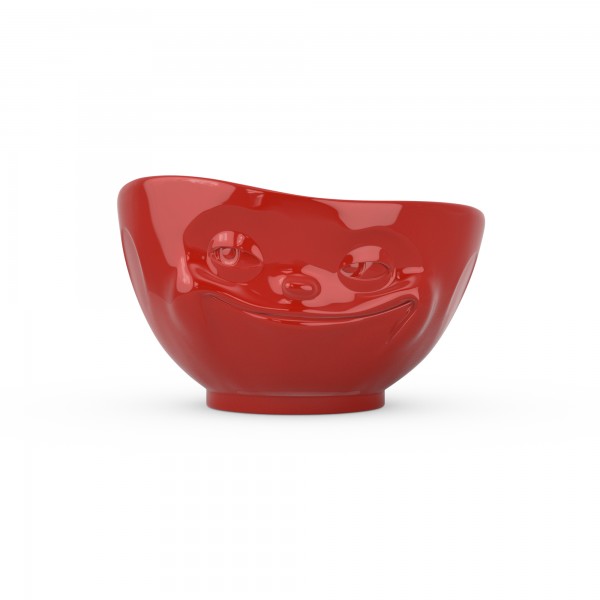 Schale 500 ml "grinsend" weiß