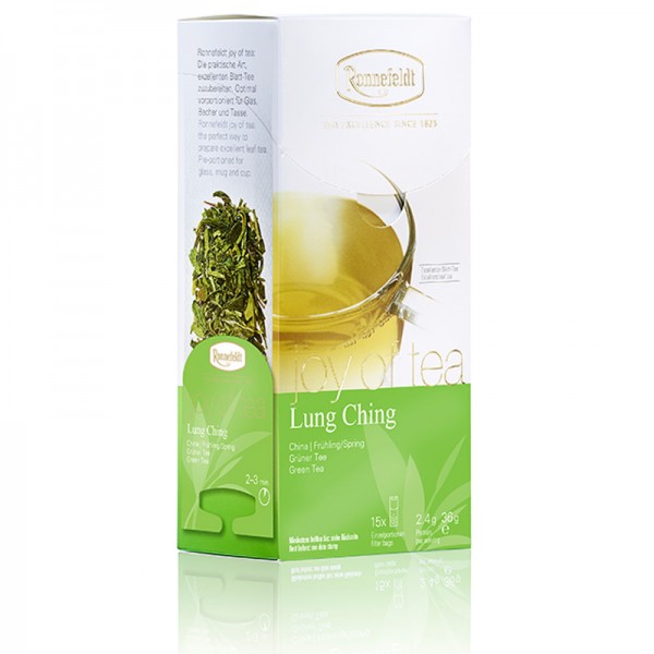 Lung Ching - Joy of Tea, Teebeutel, Grüner Tee, naturbelassen